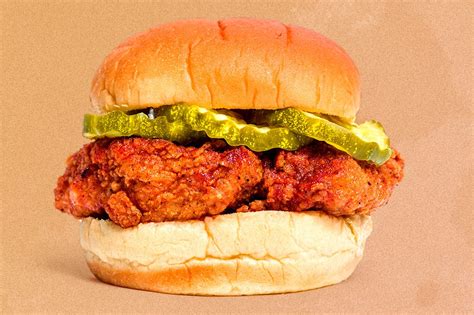 Sweet chicks - Plant-based Fried Chicken Sandwich. Chicken thigh, American cheese, bread and butter pickles, pickled red onion, and your choice of sauce on a burger bun. Served with house chips (Classic or Nashville Hot). $16.99. 